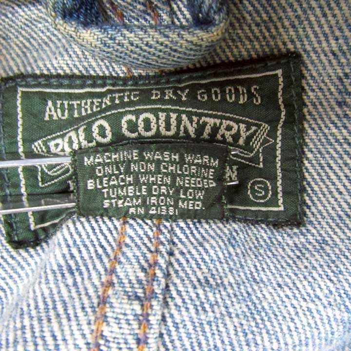 ラルフローレン ジージャン Sサイズ ジップアップ アウター デニム カジュアル