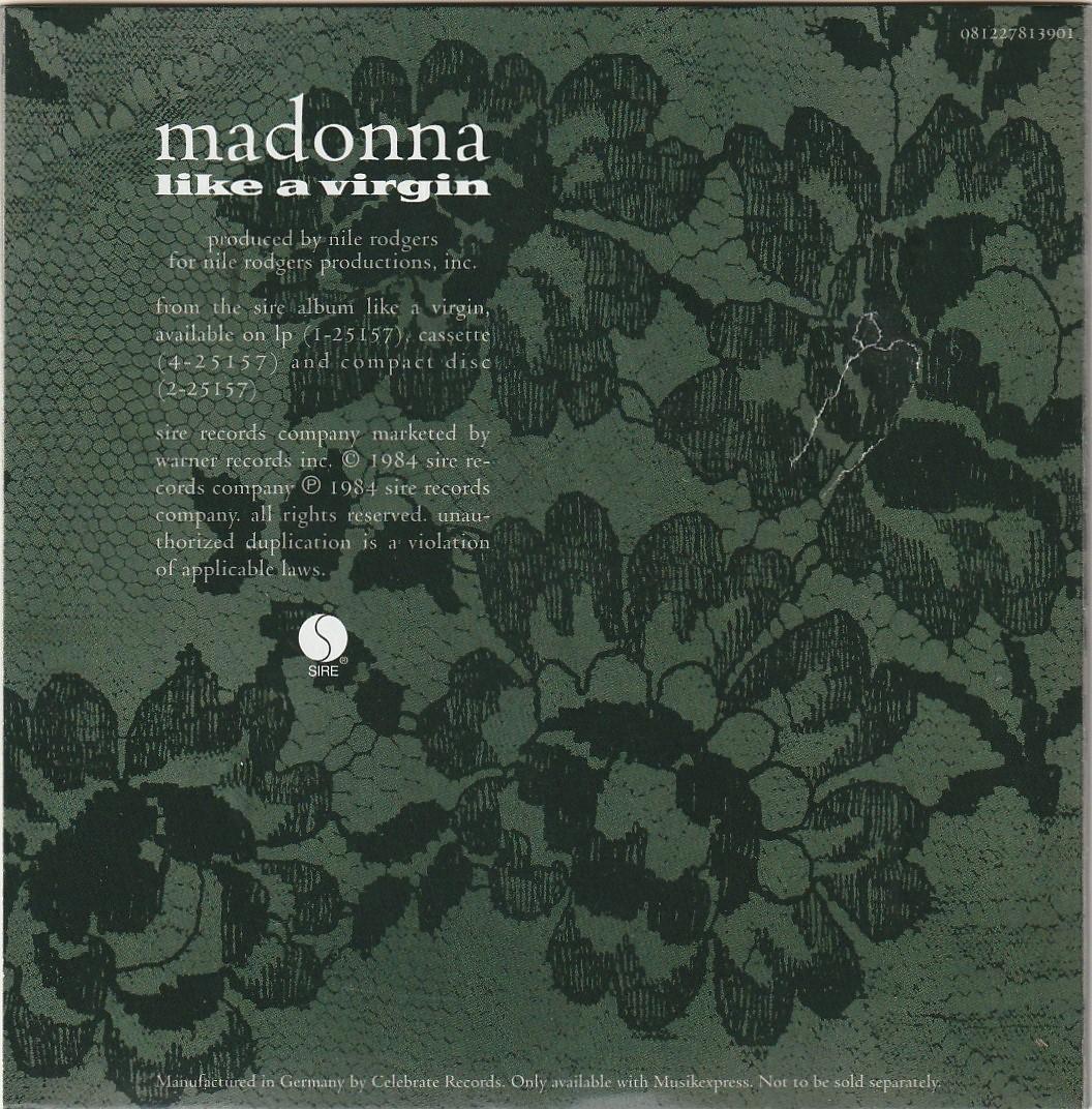マドンナ　LIKE A VIRGIN 発売４０周年記念　雑誌 + レコード