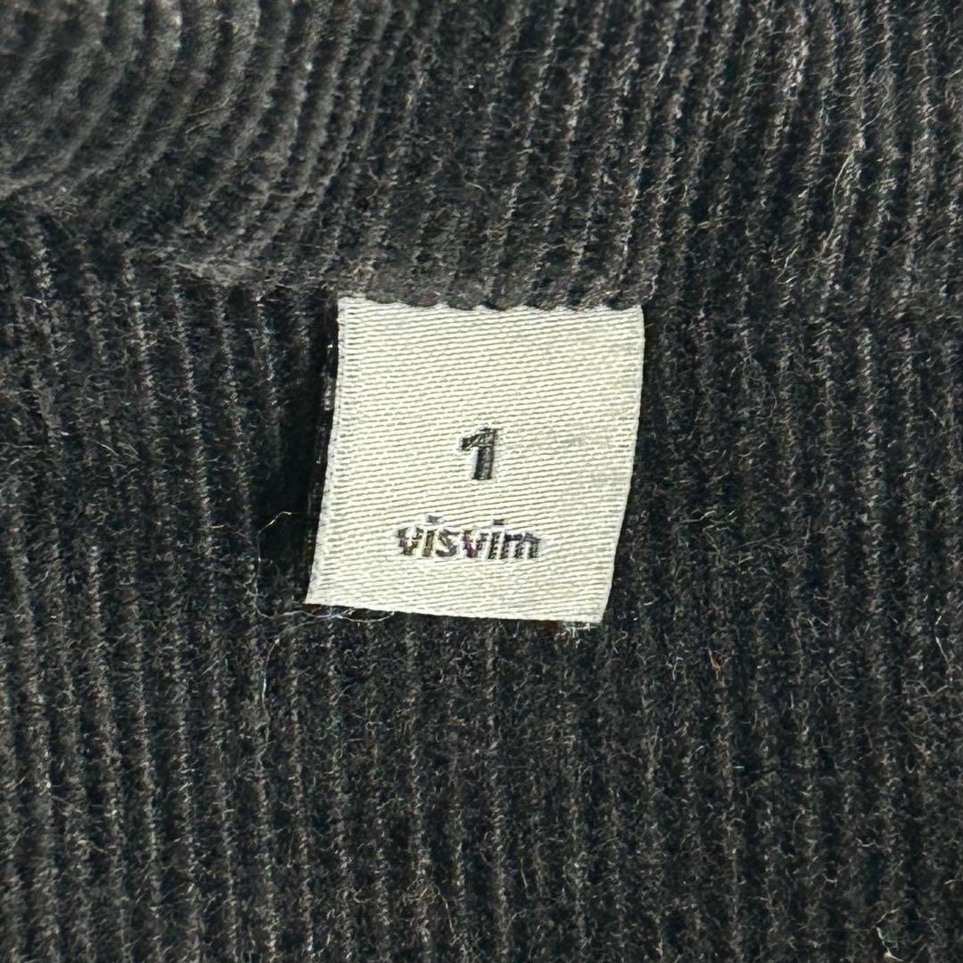 【名作アーカイブ】visvim ビズビム コーデュロイジャケット 黒 1 日本製