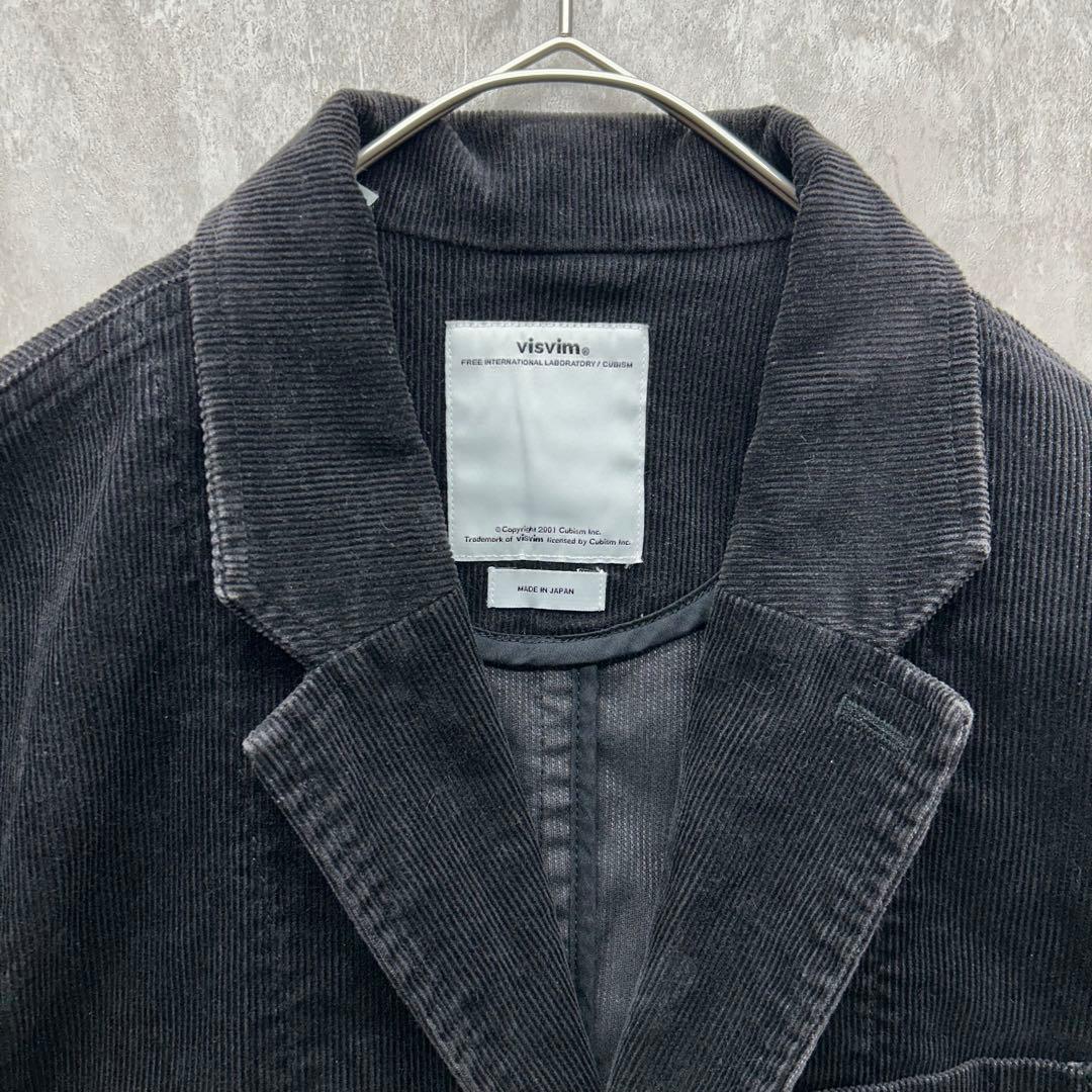 【名作アーカイブ】visvim ビズビム コーデュロイジャケット 黒 1 日本製