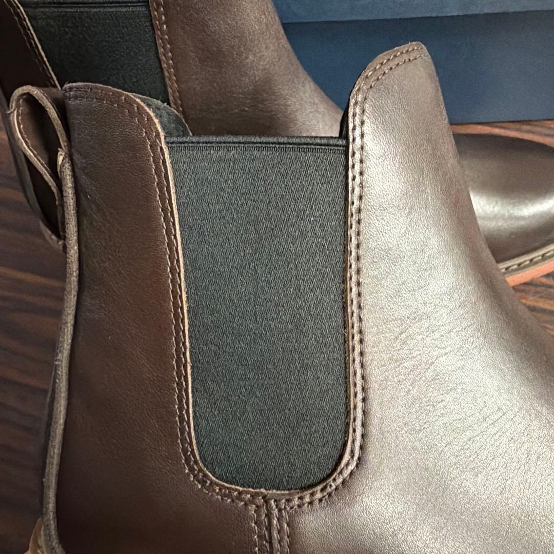 COLE HAAN ダークブラウン サイドゴアブーツ