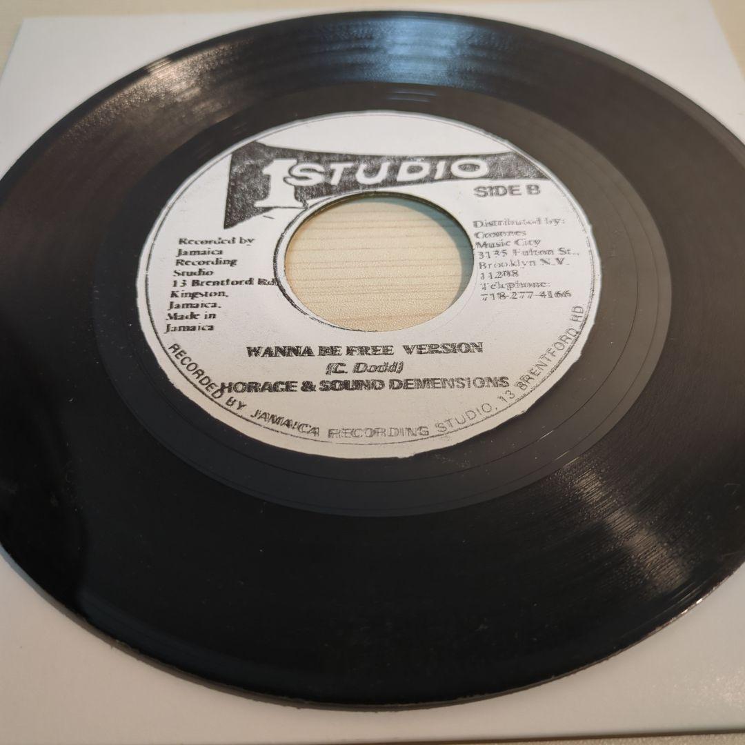 horace andy / wanna be free 7inch lp　美品