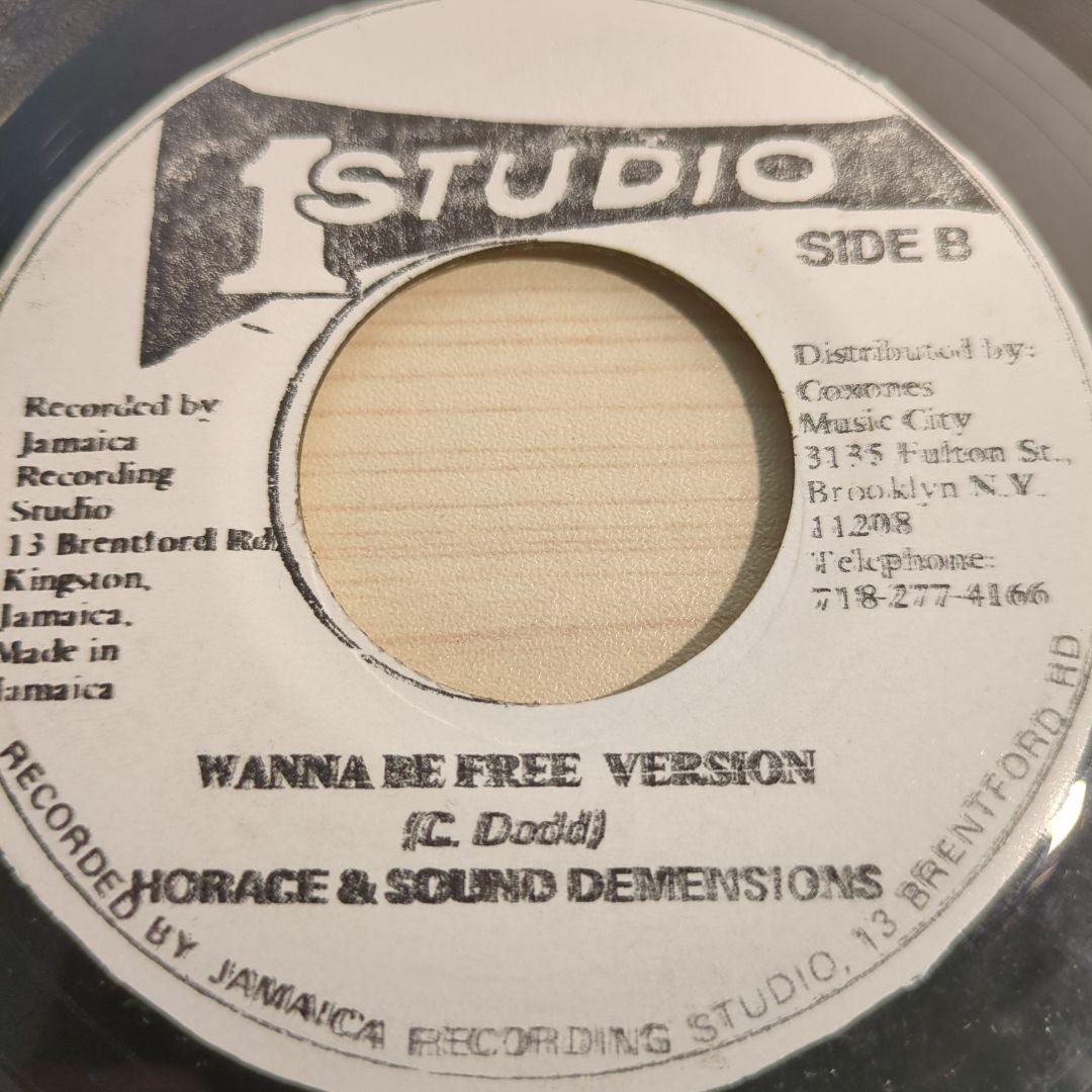 horace andy / wanna be free 7inch lp　美品