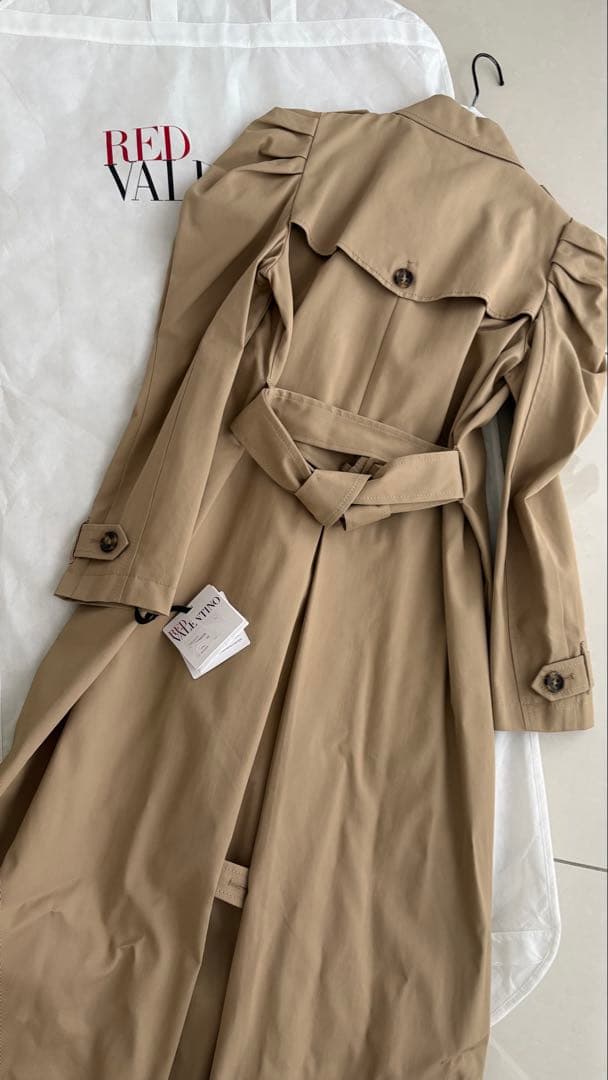 【新品レア！】RED VALENTINO◆トレンチコート♦︎パフスリーブ♦︎42