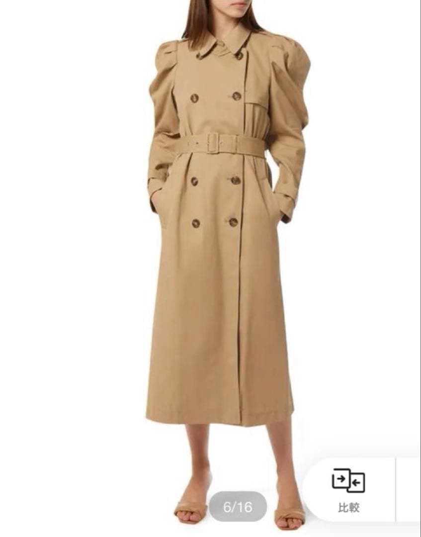 【新品レア！】RED VALENTINO◆トレンチコート♦︎パフスリーブ♦︎42