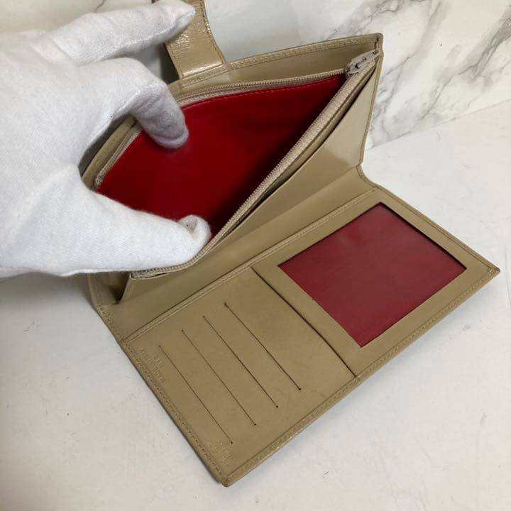 《希少》CELINE セリーヌ サークルロゴ レザー 黒 ブラック 長財布