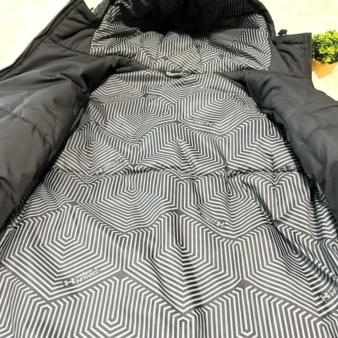 【アンダーアーマー】ベンチコート（XL）コールドギア ブラック　ロング　男女兼用