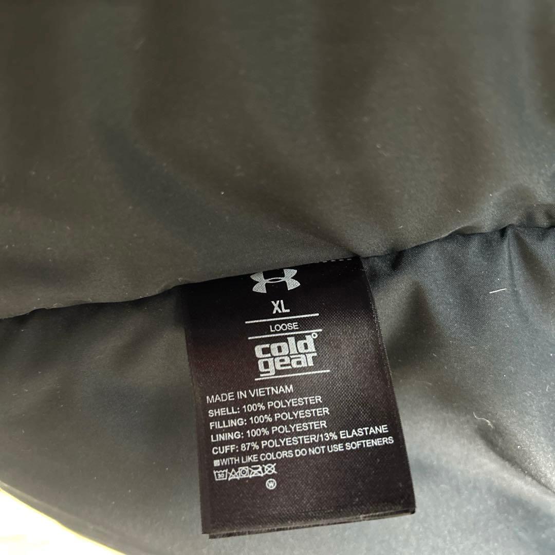 【アンダーアーマー】ベンチコート（XL）コールドギア ブラック　ロング　男女兼用