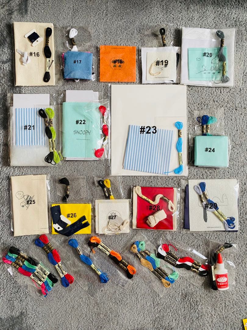 【土日限定値下げ】デアゴスティーニ　スヌーピー 刺繍　1〜41巻