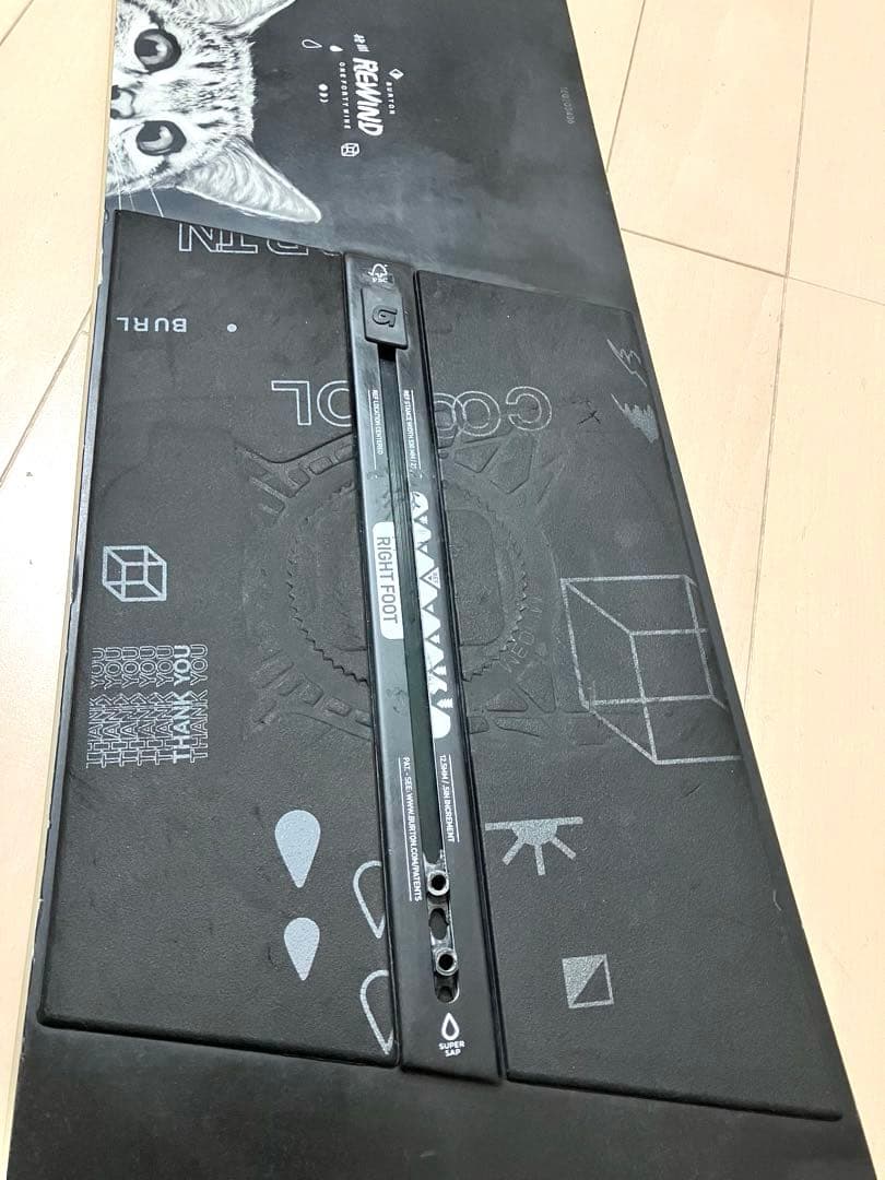 スノーボード BURTON REWIND バートン　リワインド　大阪手渡可　猫