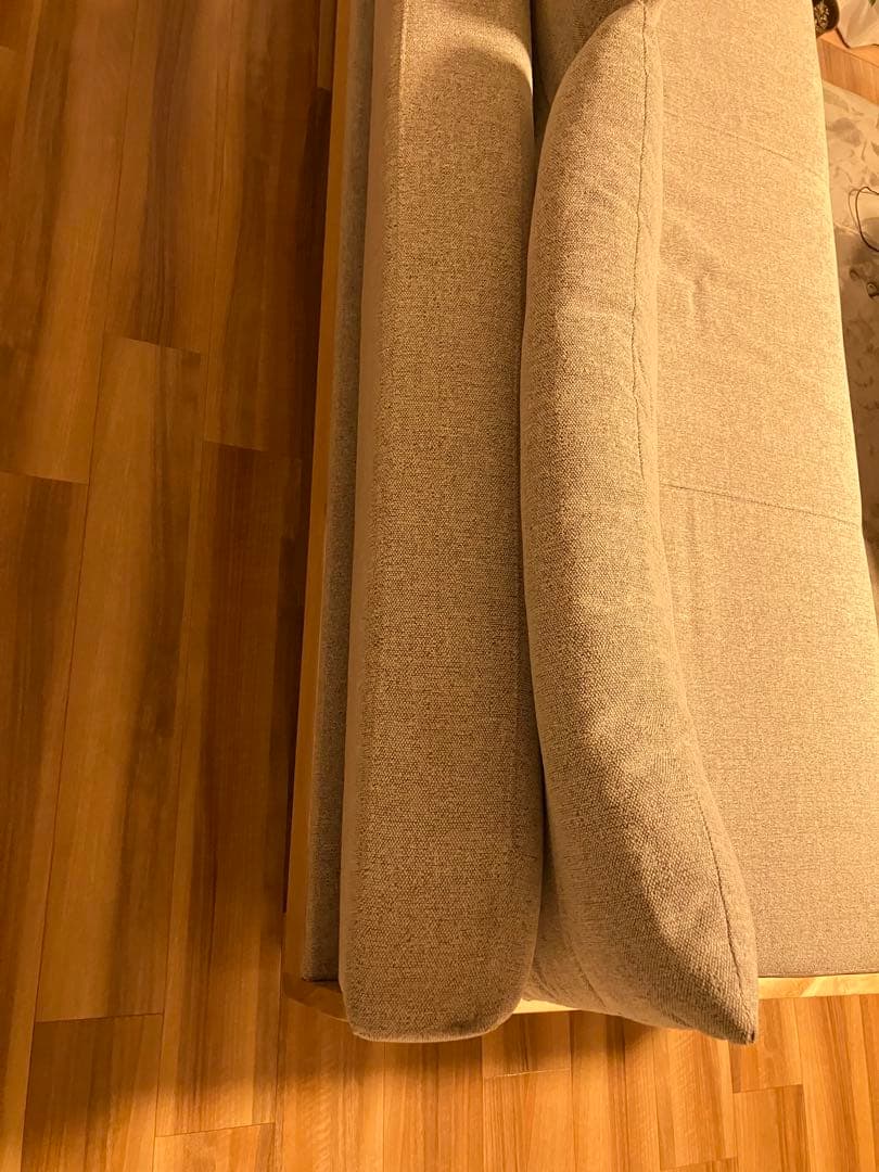 2人掛けソファベッド リクライニング モダンデコ　幅186cm