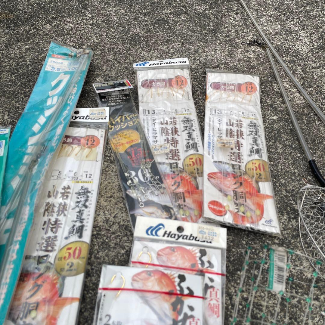 船釣りセット　電動リール　竿　仕掛け　カゴ　オモリセットです。