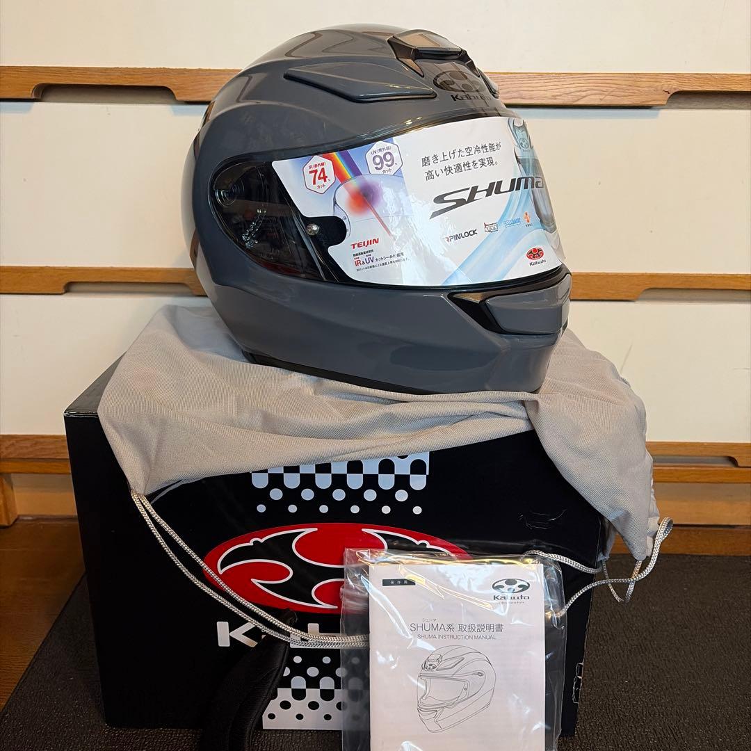 Kabuto SHUMA フルフェイスヘルメット Mサイズ グレー