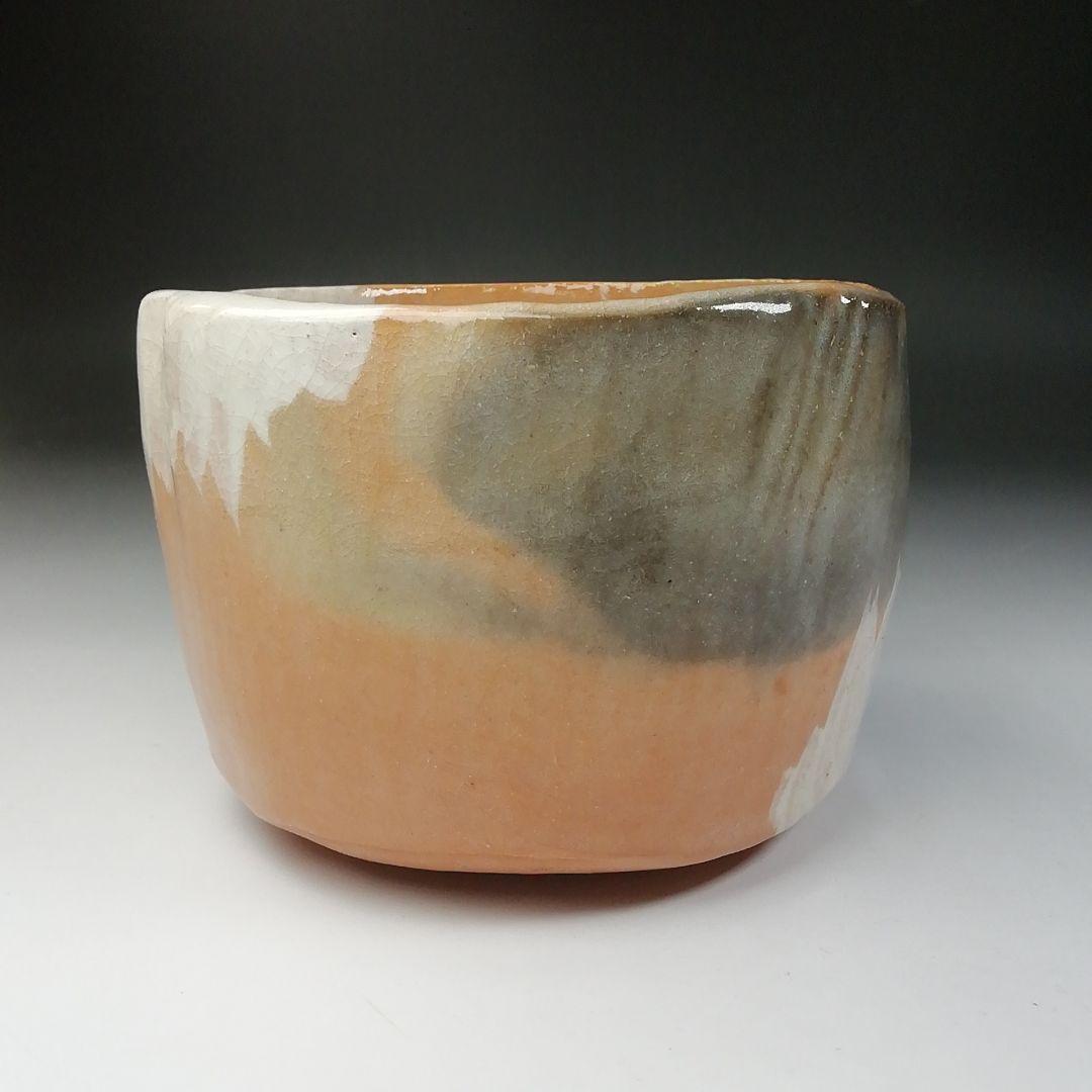 Ｔ５４６　茶碗　『加賀光悦写』『赤茶碗』『佐々木昭楽 造』　共箱　抹茶碗　茶道具