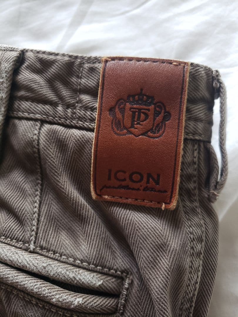 pt torino icon 01 05 ヘリンボーン カーゴパンツ トラウザー