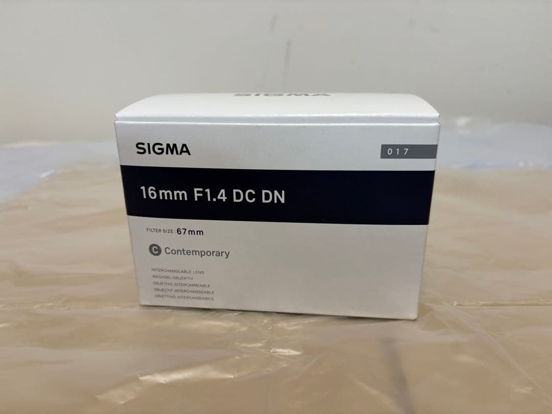 SIGMA 16mm F1.4 DC DN SONY αEマウント