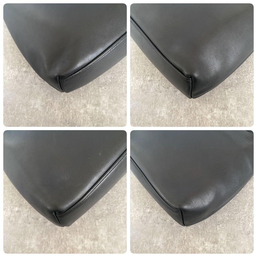 美品　オールドコーチ　ワンショルダーバッグ　オールレザー　金具　ブラック 黒