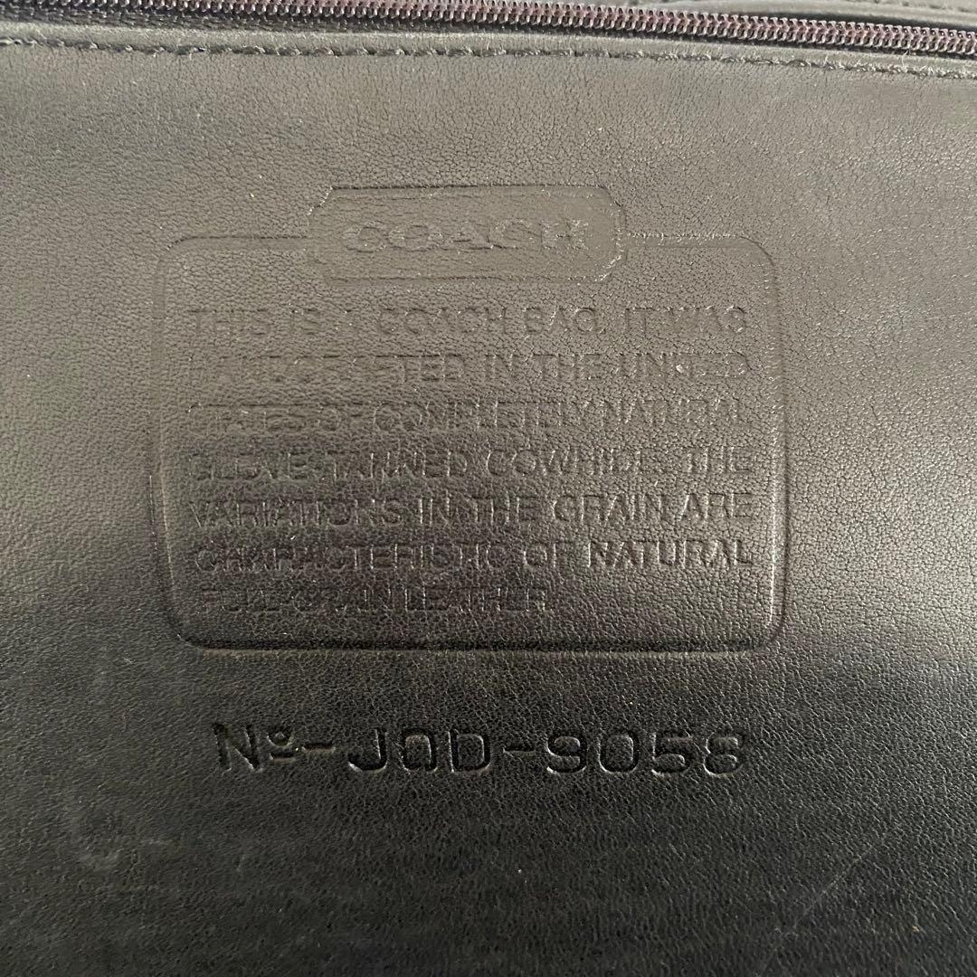 美品　オールドコーチ　ワンショルダーバッグ　オールレザー　金具　ブラック 黒