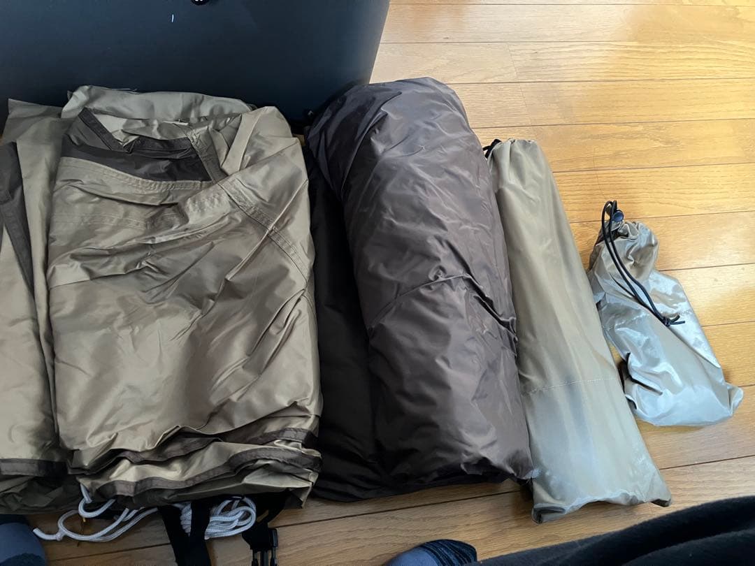 【美品】ogawa(オガワ) Stacy ST-II テント ロープ ペグ付き