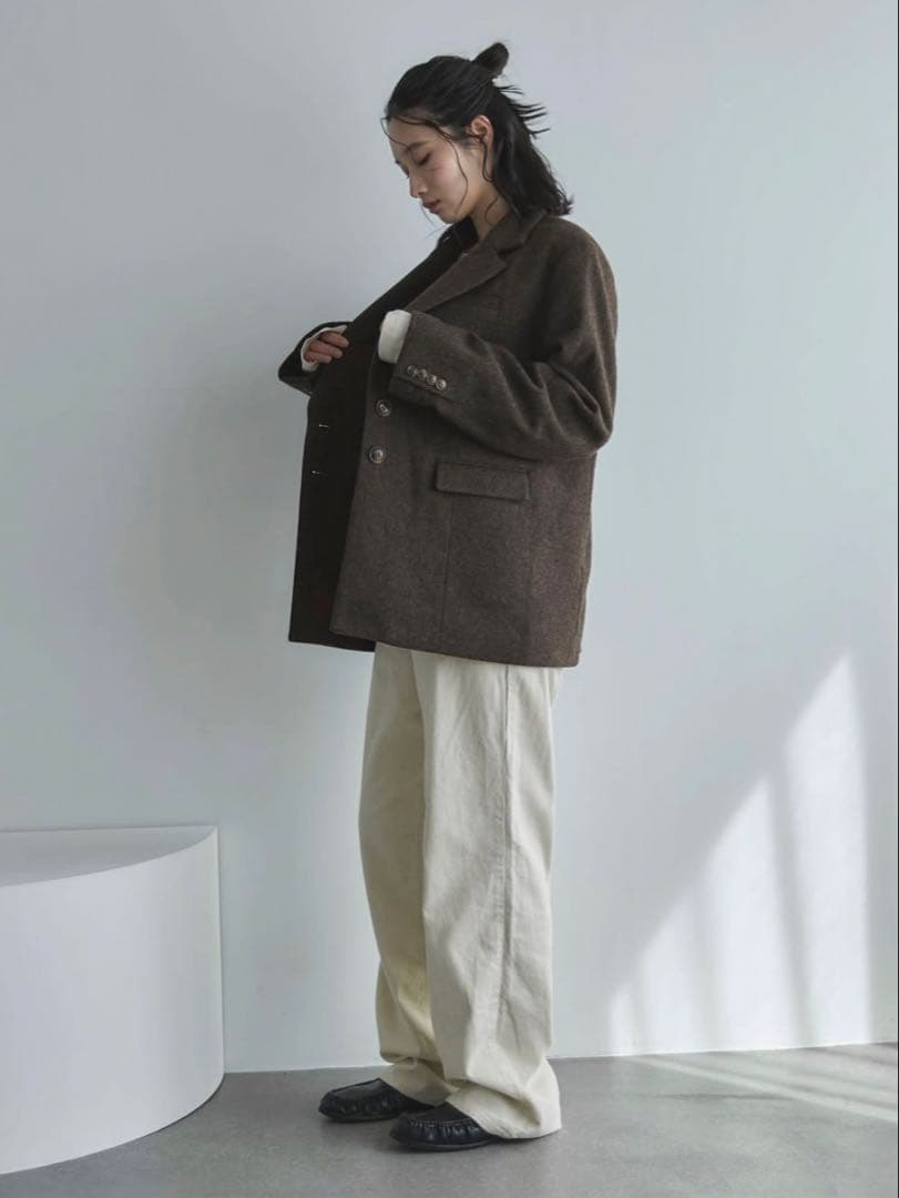 〈Feepur〉ウール混テーラードジャケット