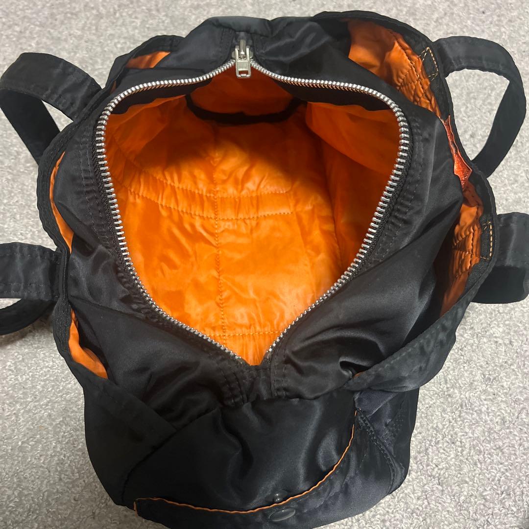 【evergreen 】PORTER ブラック タンカー　ミニボストン