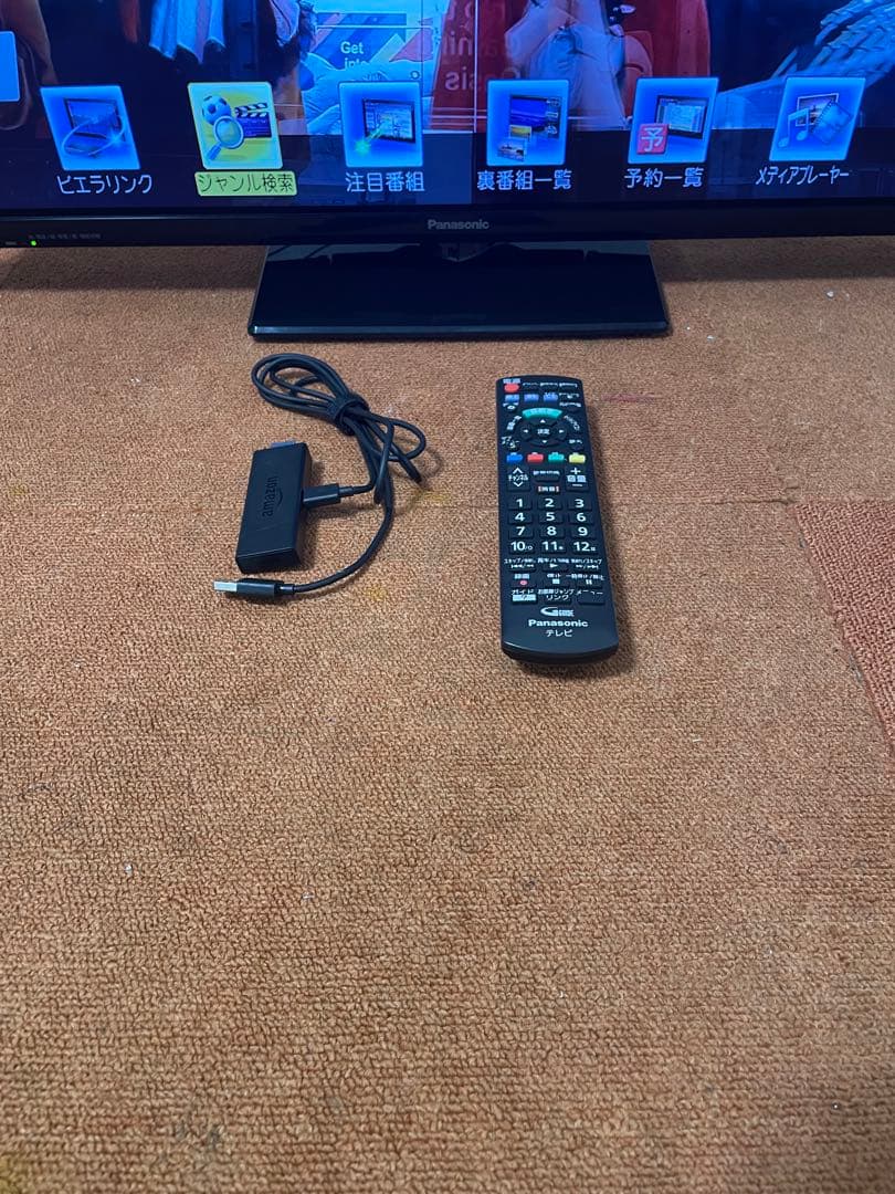 Panasonicテレビ 32V型 Fire tv stick付きHDD録画対応