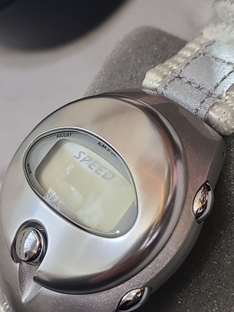 当選品 ALBA アルバ スプーン 日清UFO SPEEDウォッチ 動作未確認