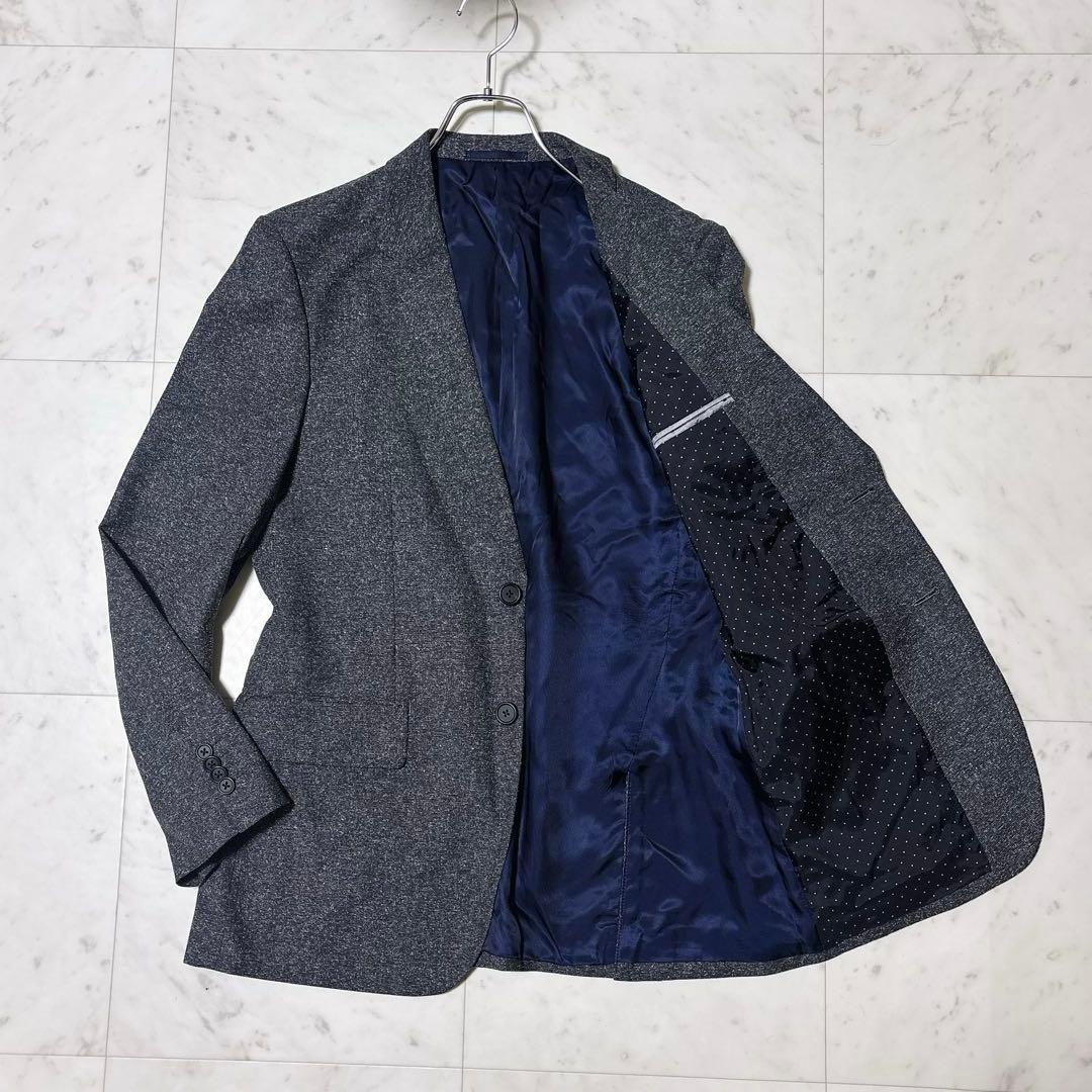 Paul Smith ウール シルク ネップツイード テーラードジャケット L