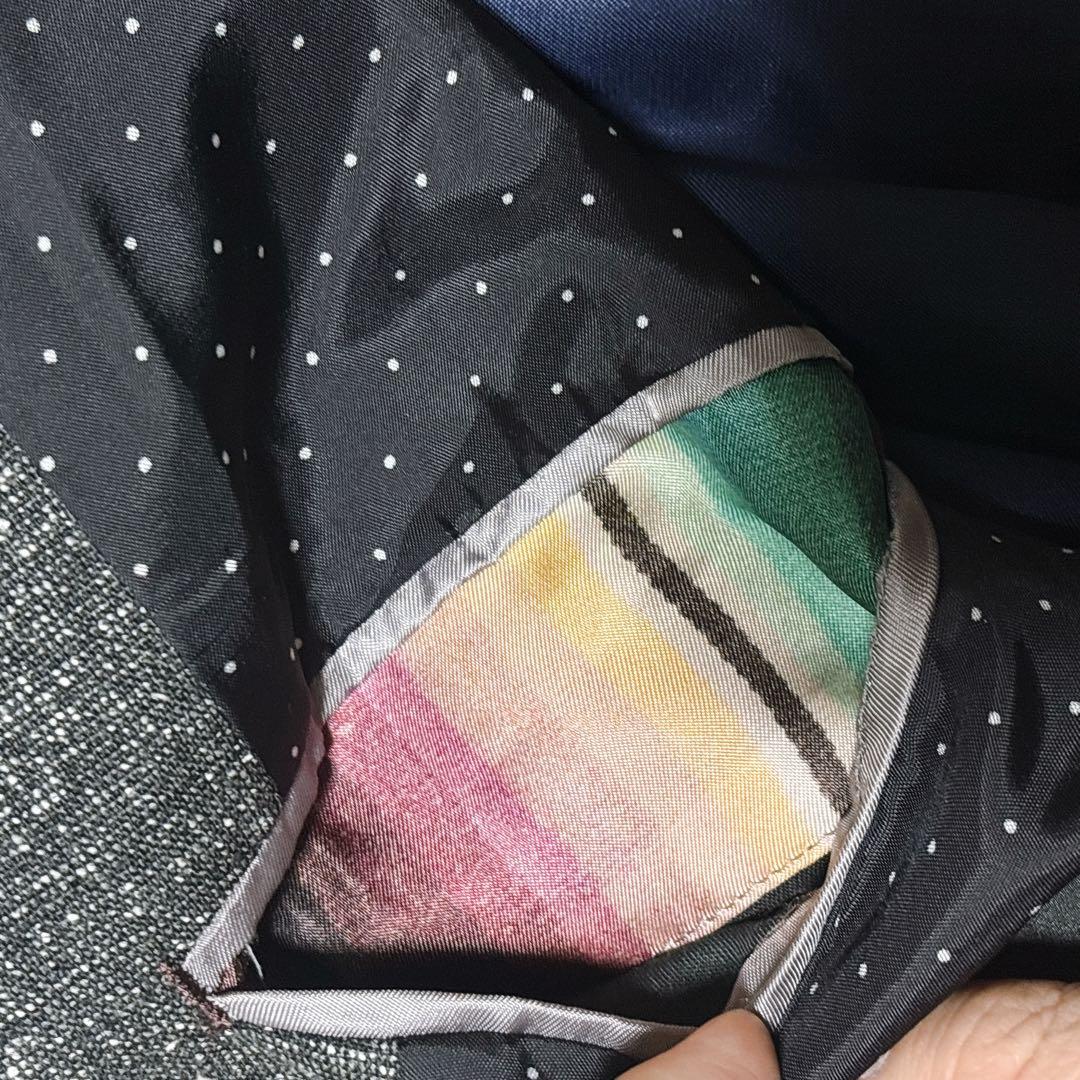 Paul Smith ウール シルク ネップツイード テーラードジャケット L