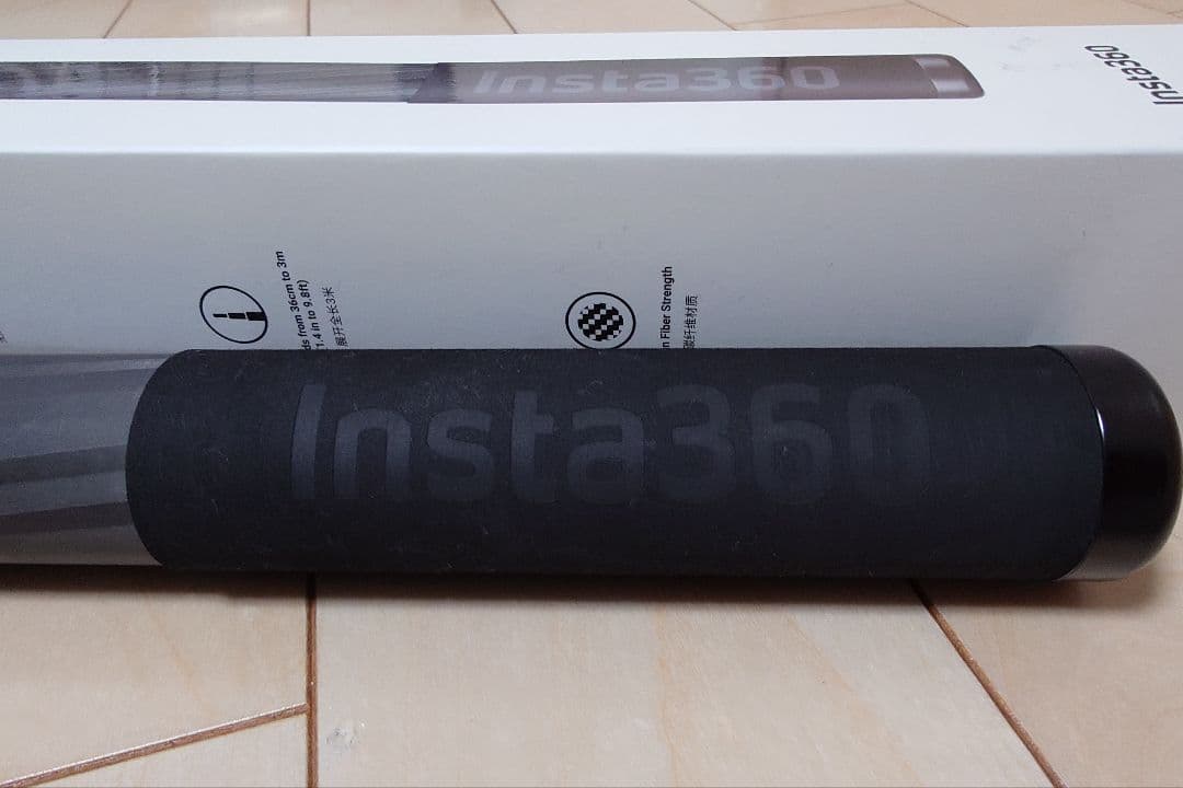 Insta360 超長い自撮り棒 3m カーボンファイバー