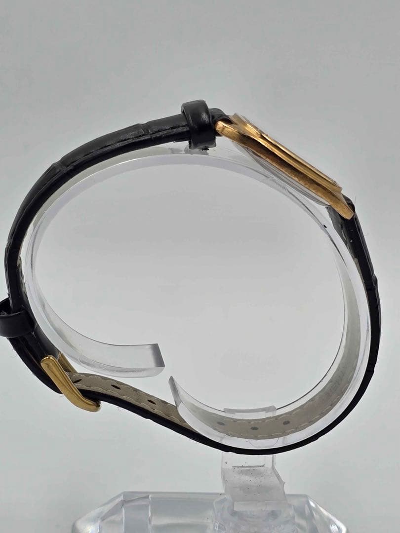 稼動OMEGA Devile 黒文字盤 アンティーク1365 新品ベルト