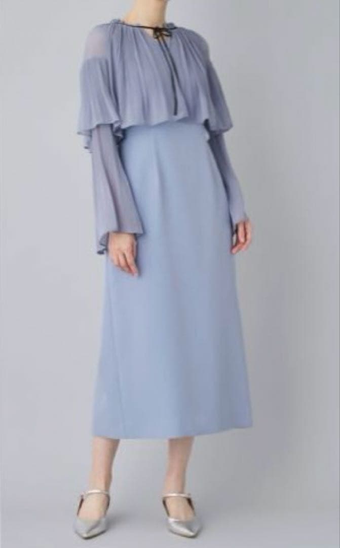 ★新品タグ付き★CELFORD ★ブラウスケープ付きドレス