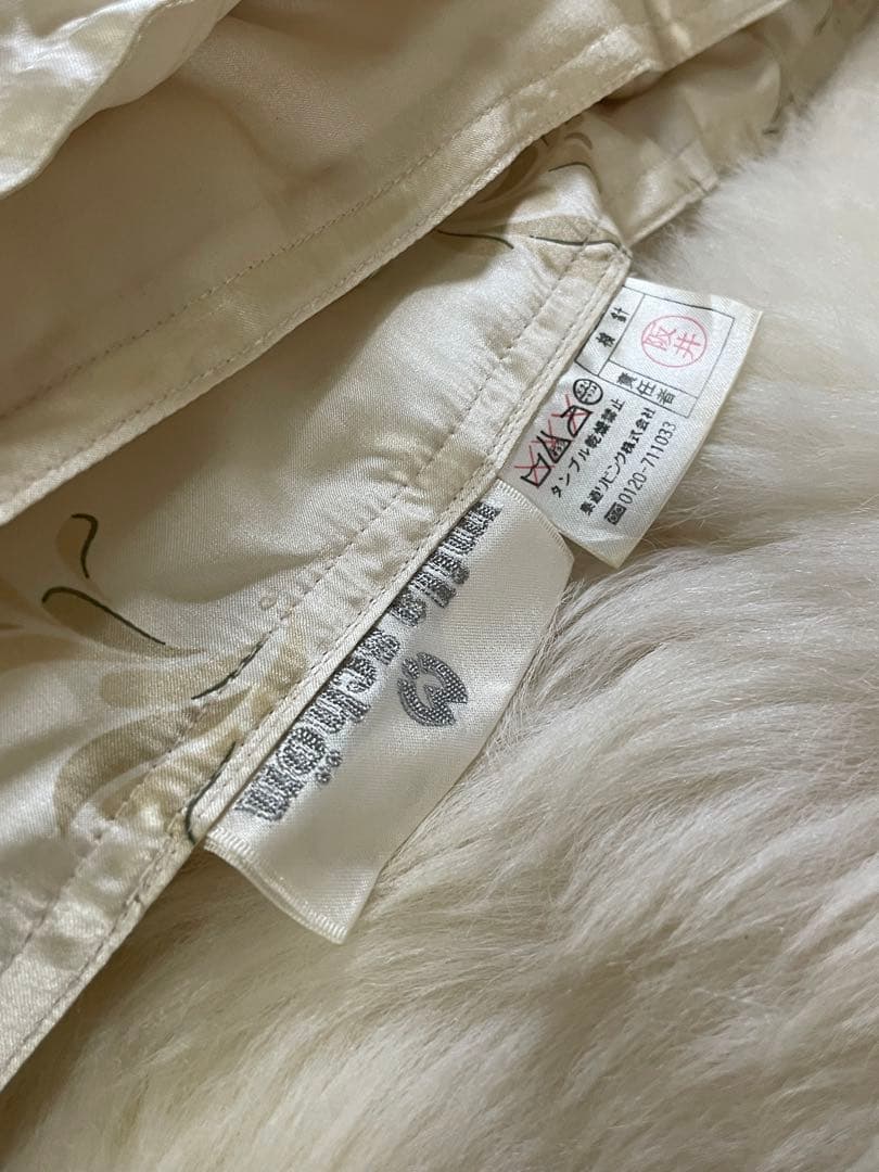 貴重国産手引き真綿ミラーショーン布団 シングルサイズ1kg