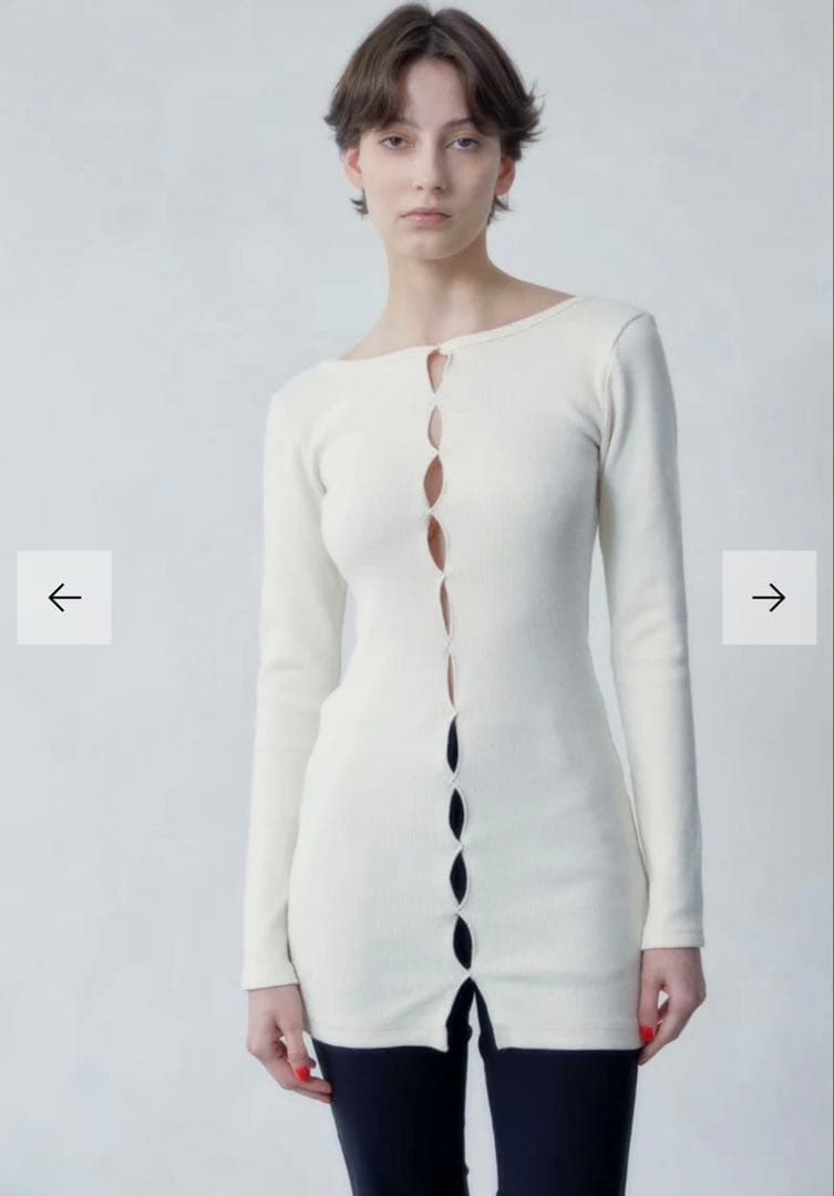 新品　THE SHISHIKUI holed top b / D.BROWN