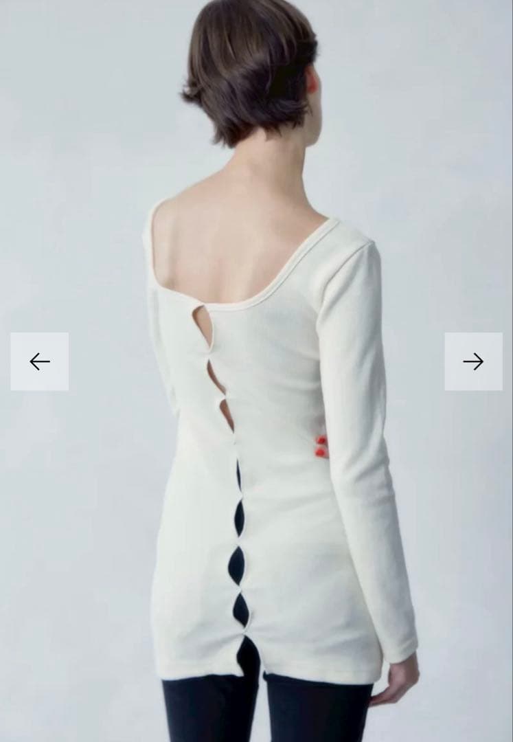 新品　THE SHISHIKUI holed top b / D.BROWN