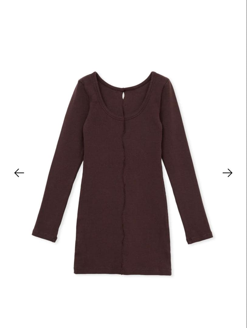 新品　THE SHISHIKUI holed top b / D.BROWN