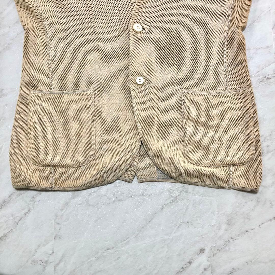 【未使用級】 LARDINI アンコン テーラード ストレッチ ベージュ