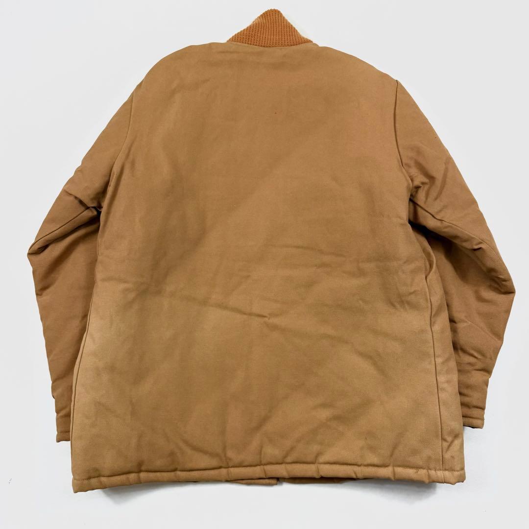 90's USA製 CAT キャタピラー 中綿ワークジャケット ダック地 L