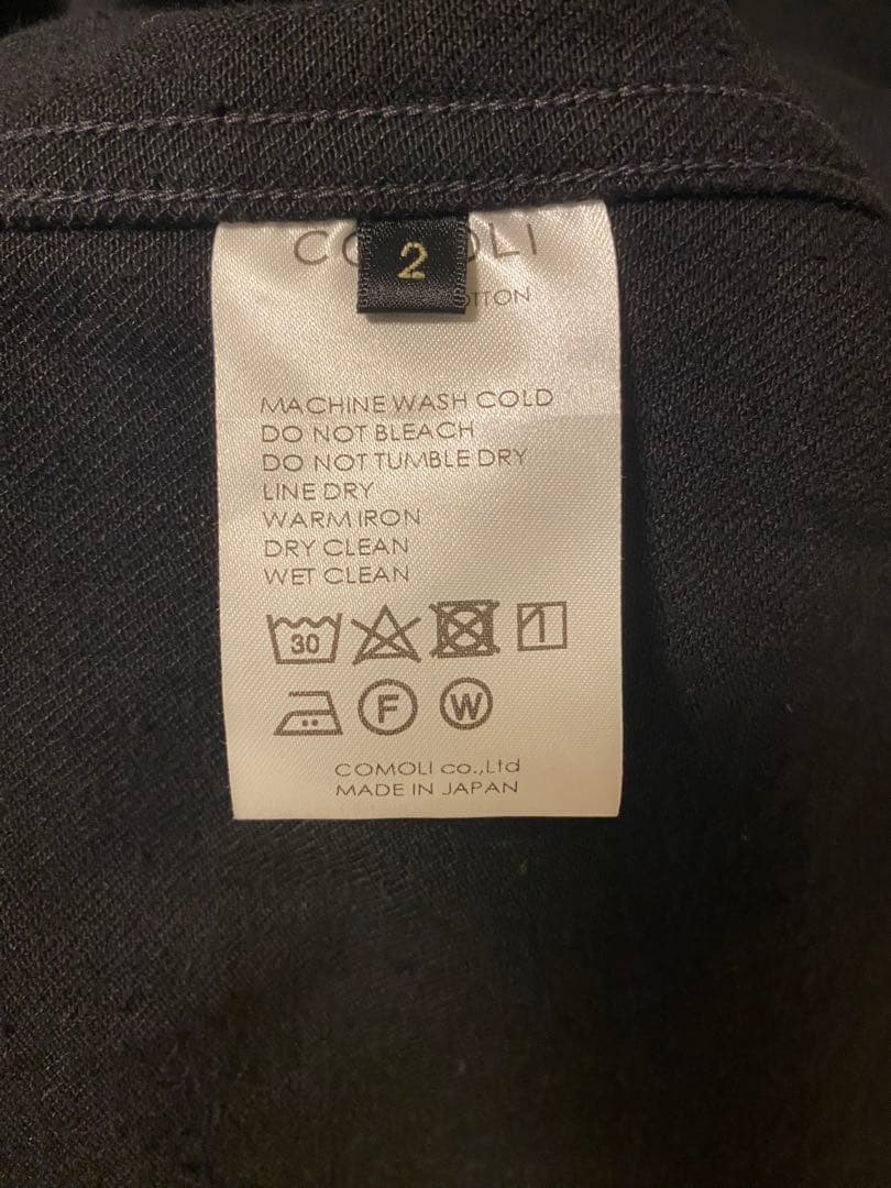 【NNNNss.】COMOLI 25SS デニムワークジャケット サイズ2