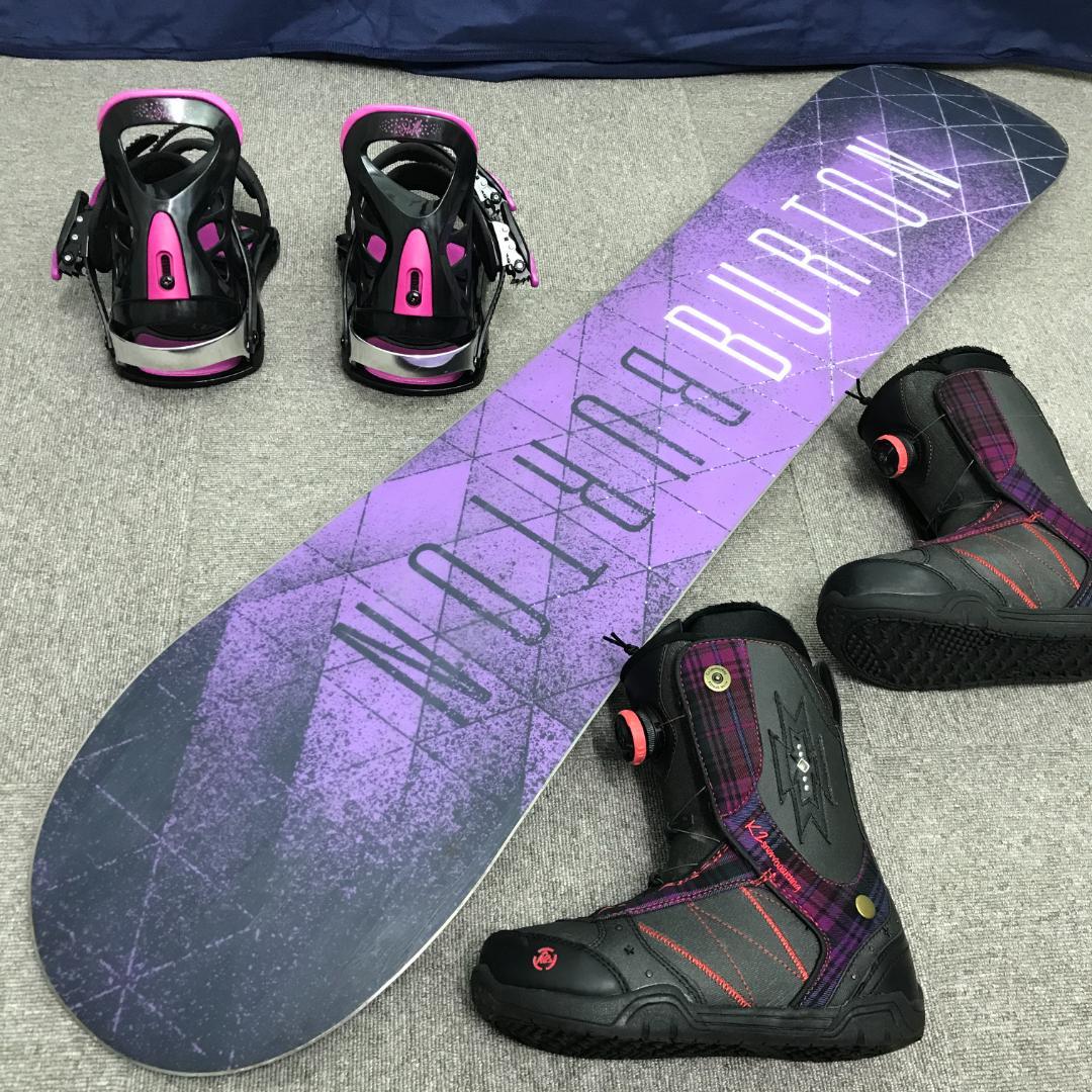 4点セット■WAX済■BURTON ボード ビンディング ブーツ ケース