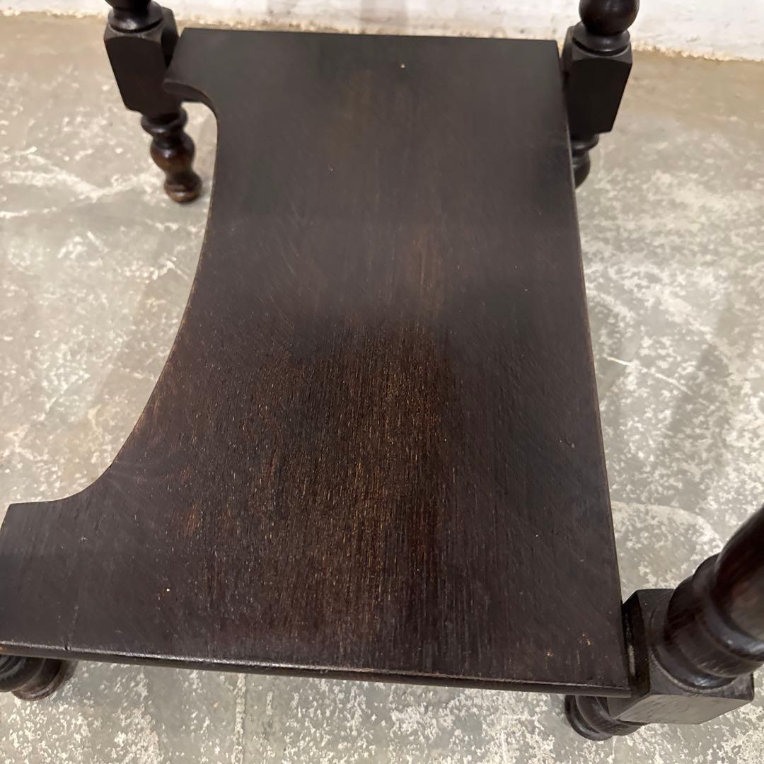 ビンテージ　木製サイドテーブル　ベッドサイドテーブル　2