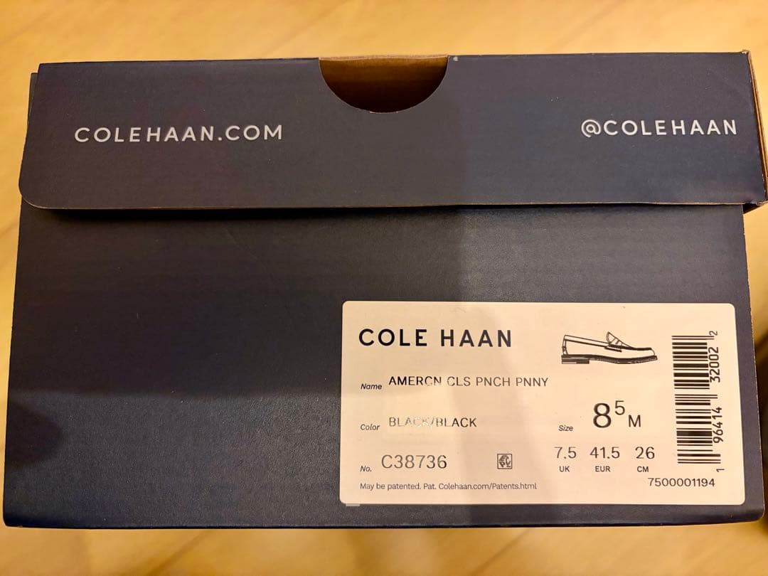 未使用　COLEHAANコールハーン　アメリカンクラシックピンチペニーローファー