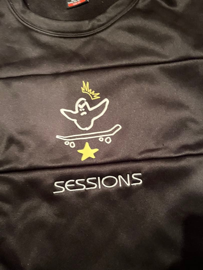 SESSIONS スノーウェア上下セットXL 黒