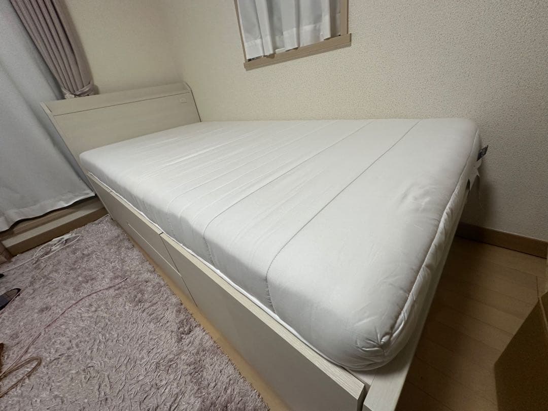 【定価総額63,900円】シングルベッドフレーム、シングルマットレス