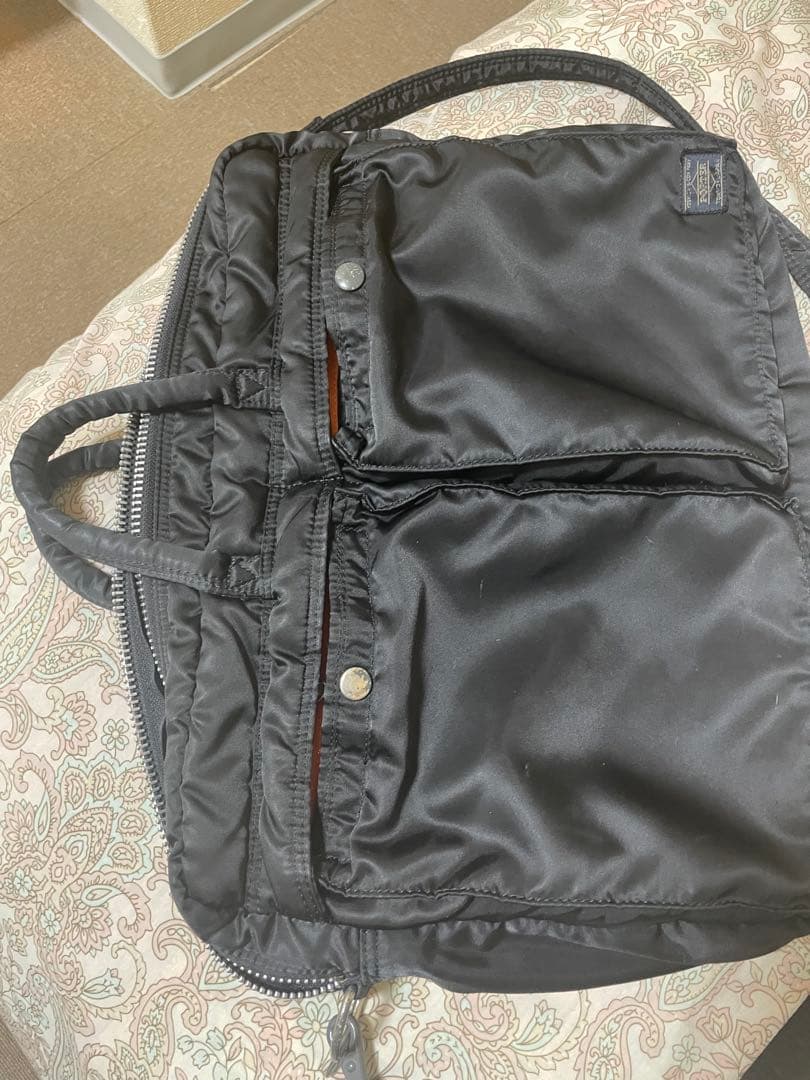 PORTER タンカーブラック ビジネスショルダーバッグ