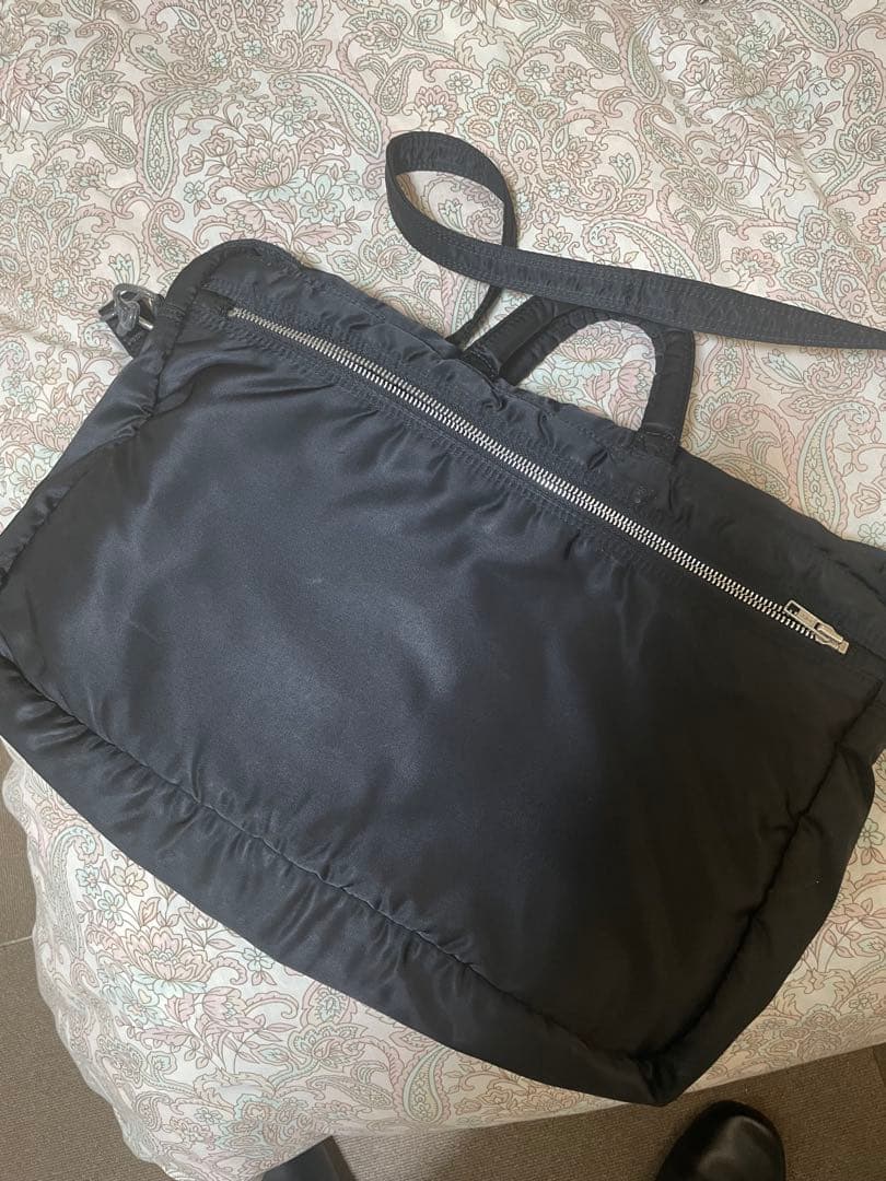 PORTER タンカーブラック ビジネスショルダーバッグ