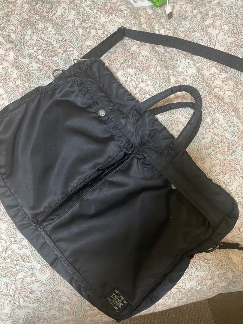 PORTER タンカーブラック ビジネスショルダーバッグ