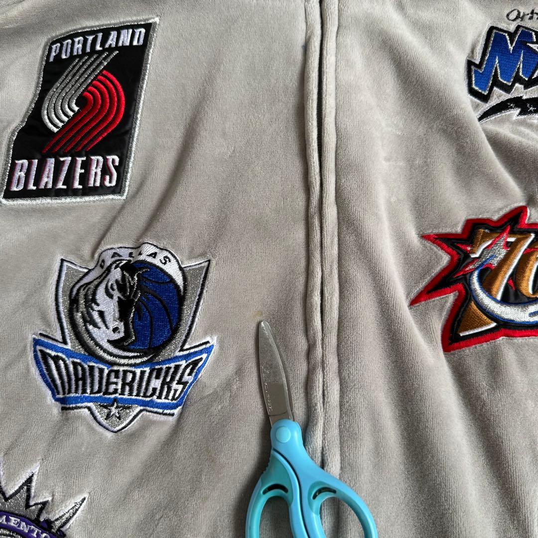 コムドットゆうた着用 unique NBA ベロアジャケット M コリア製