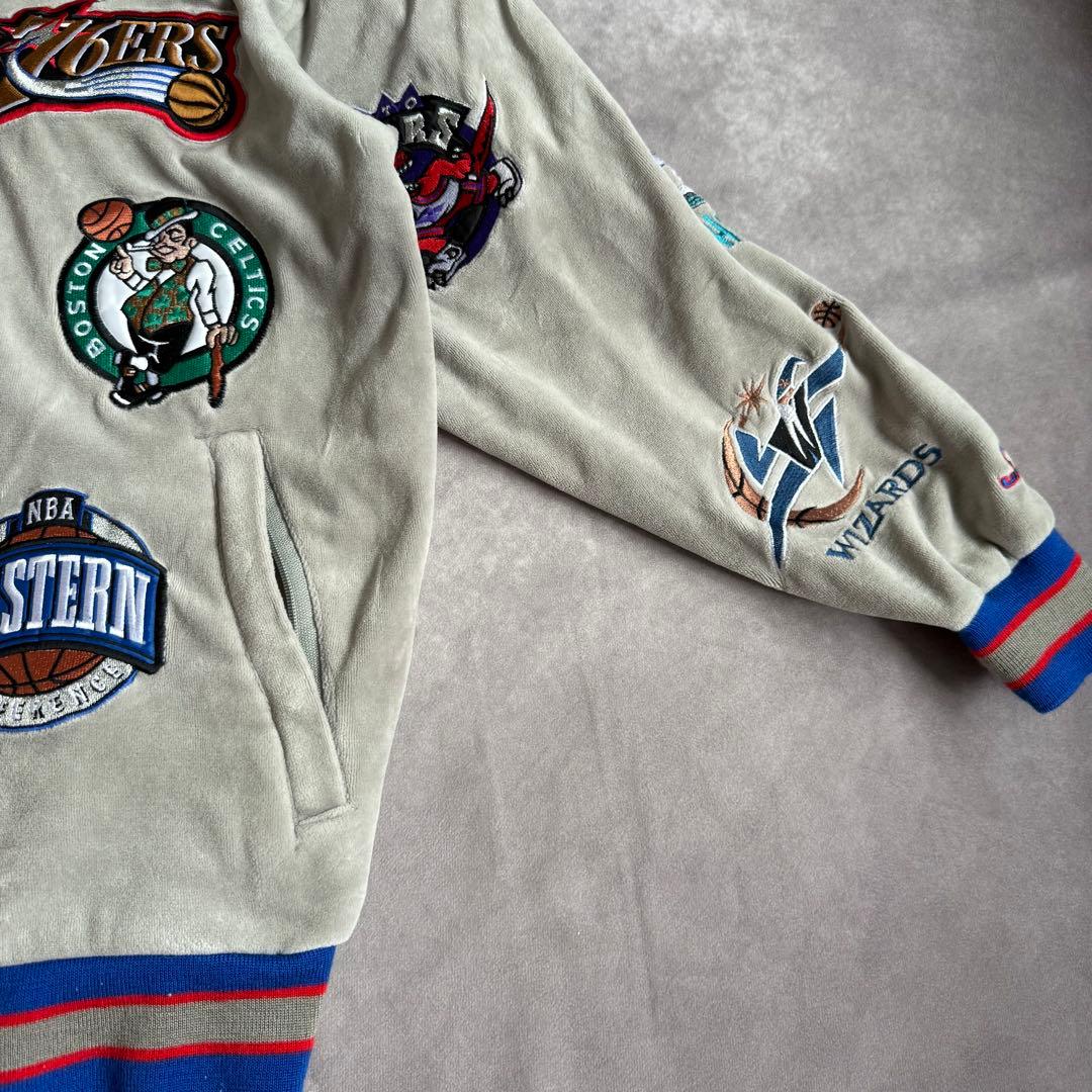 コムドットゆうた着用 unique NBA ベロアジャケット M コリア製