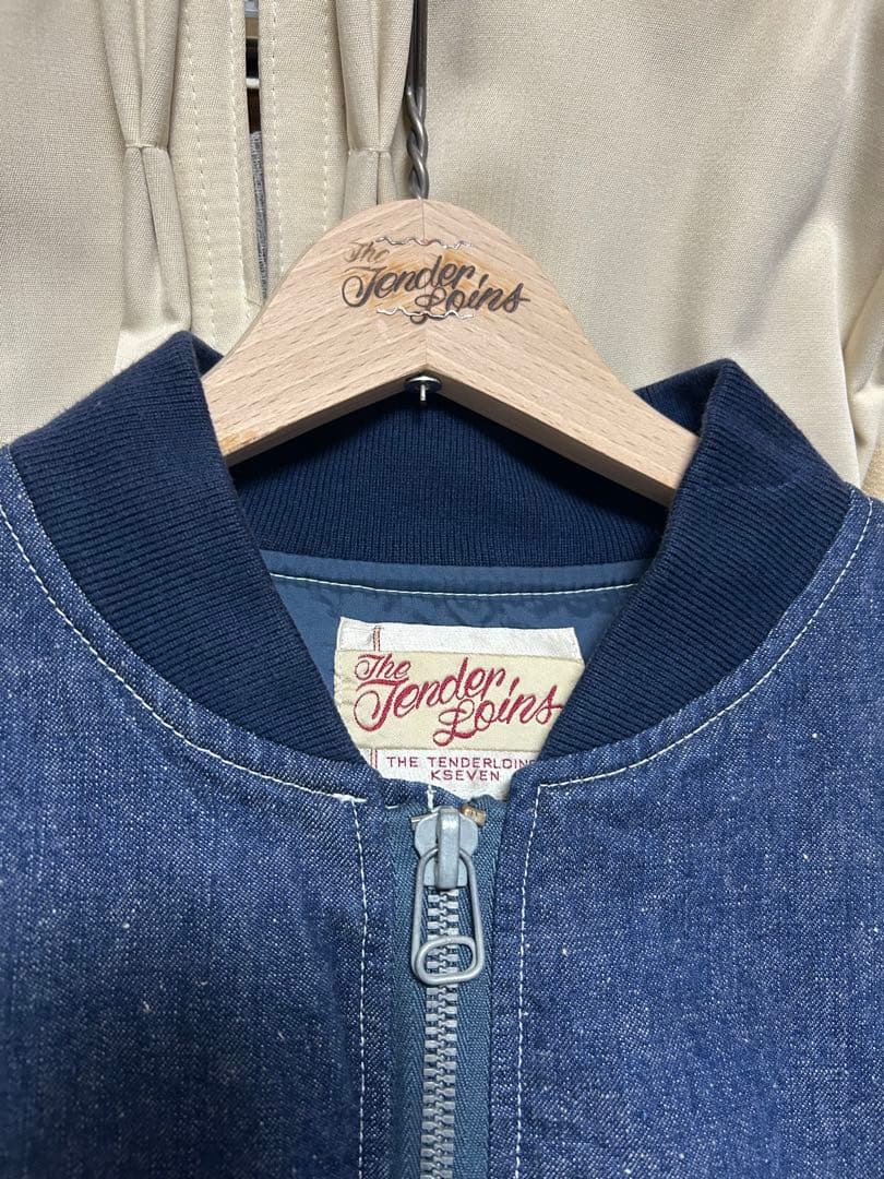 最終値下げ！希少！テンダーロイン DENIM MA-1 INDIGO M